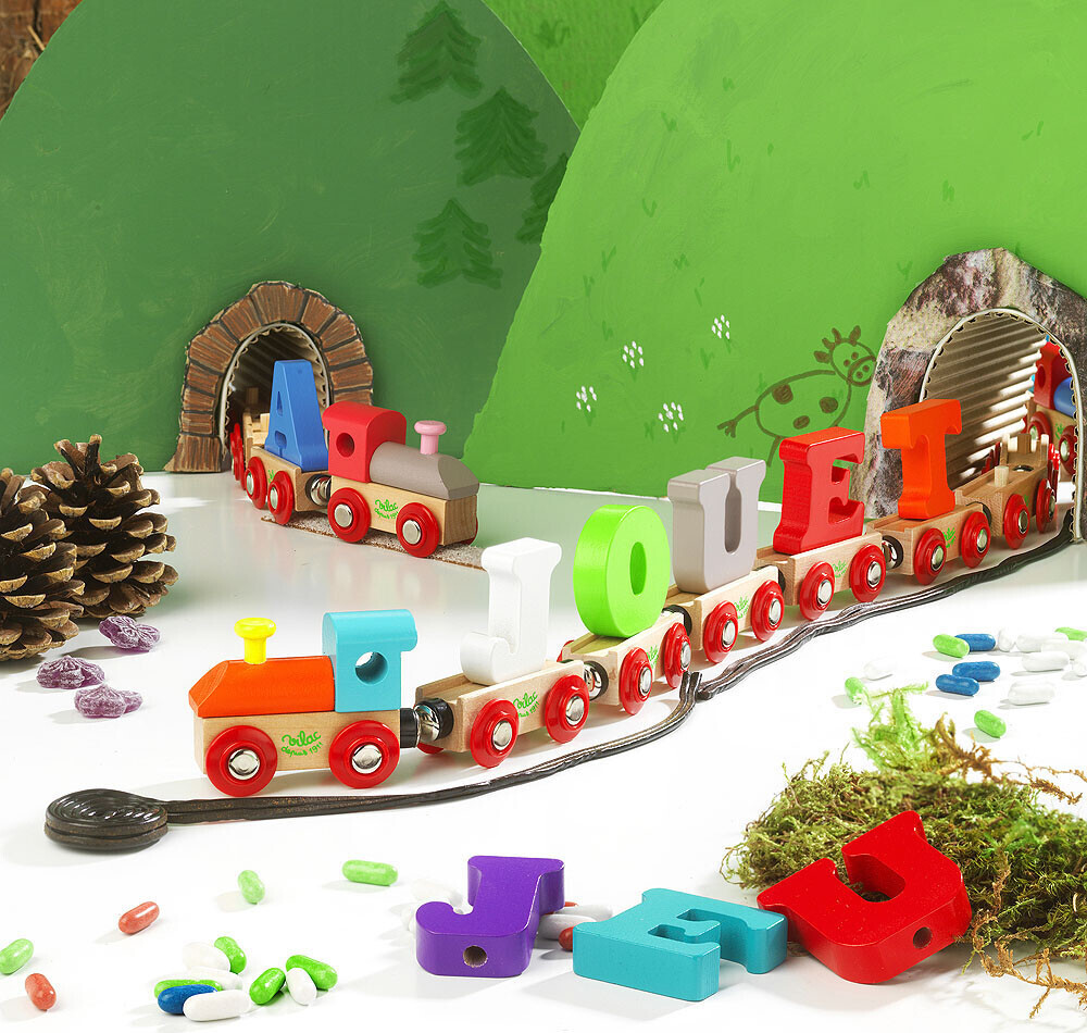 Navnetog I Træ - Bogstav T - Hvid - Vilac