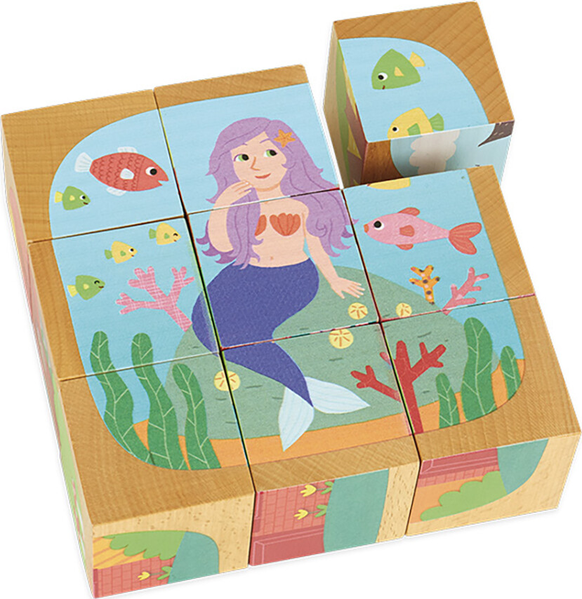 Vilac - Klodspuslespil - Eventyr - 9 Klodser