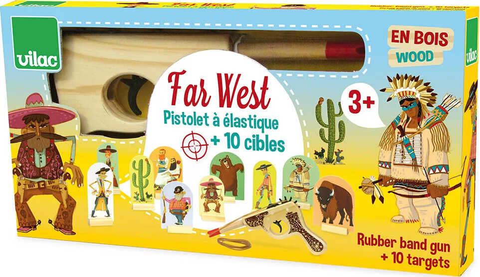 Vilac - Elastik Pistol Med Målskiver