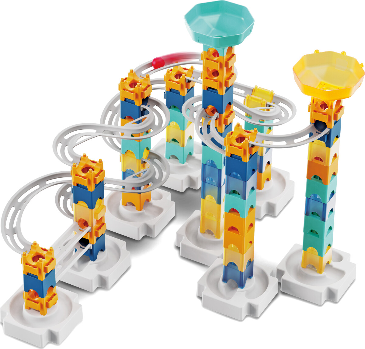 Kuglebane - Space Roller Tower Byggesæt - 79 Dele - Vini Games
