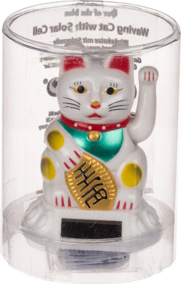 Vinkekat Figur - Med Solceller - Overraskelsesfarve