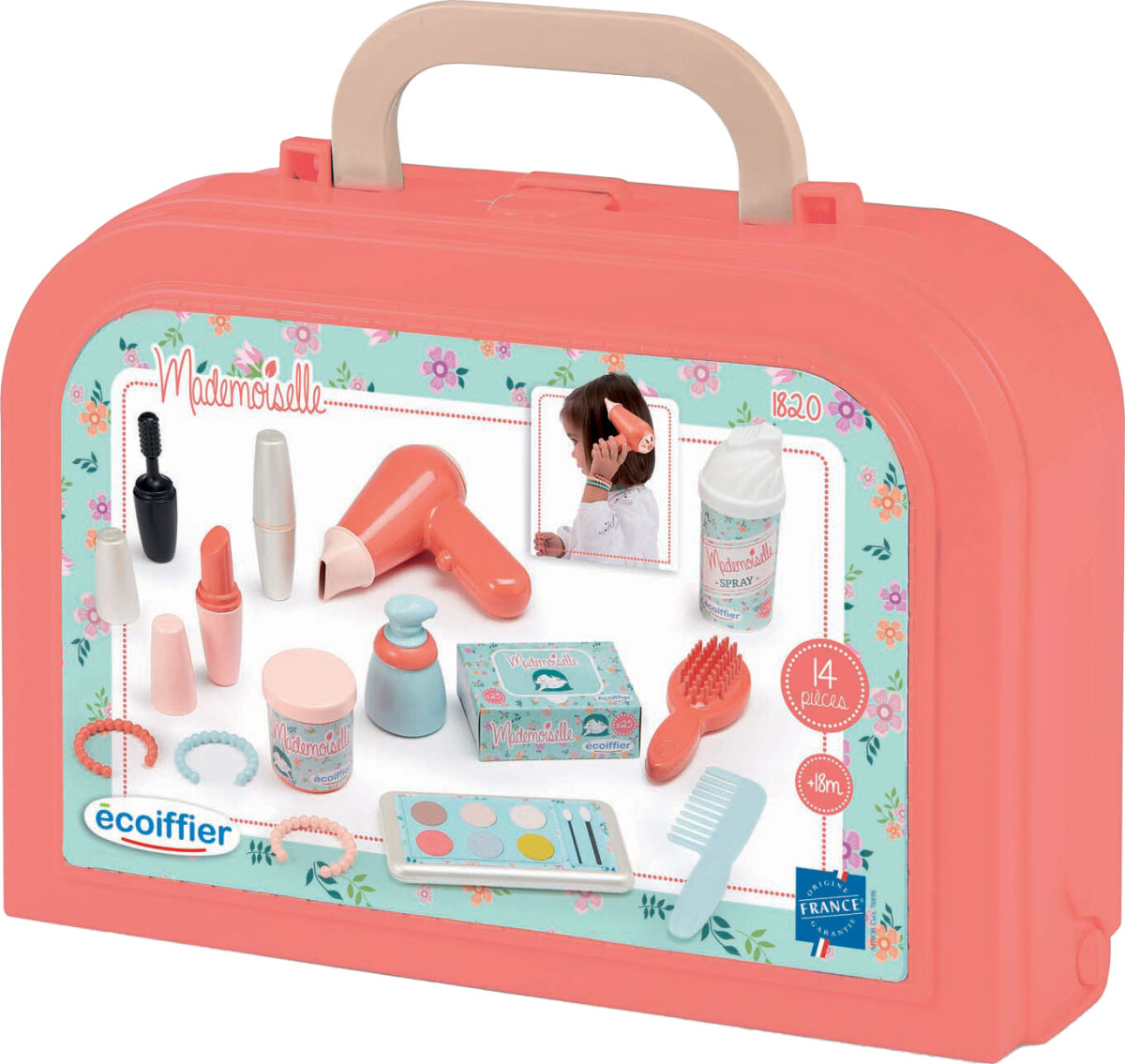 Skønhedssalon Legetøj Til Børn - 14 Dele - Ecoiffier Mademoiselle