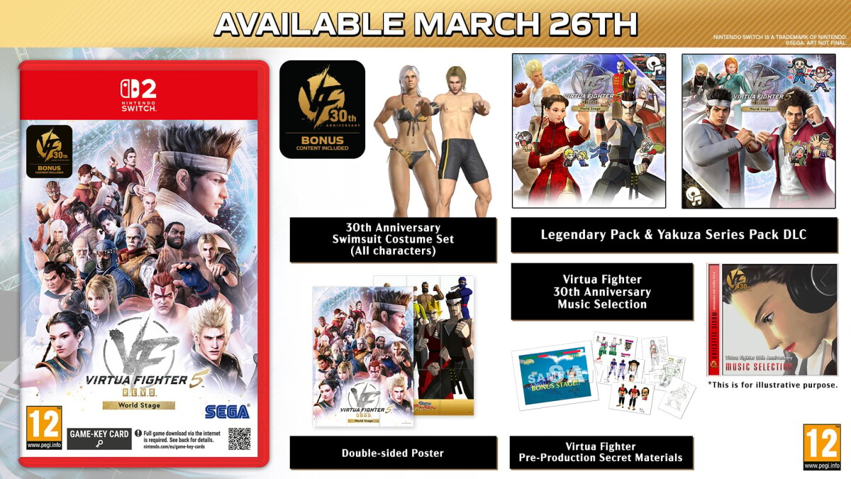 Virtua Fighter 5 Revo World Stage 30Th Anniversary Edition