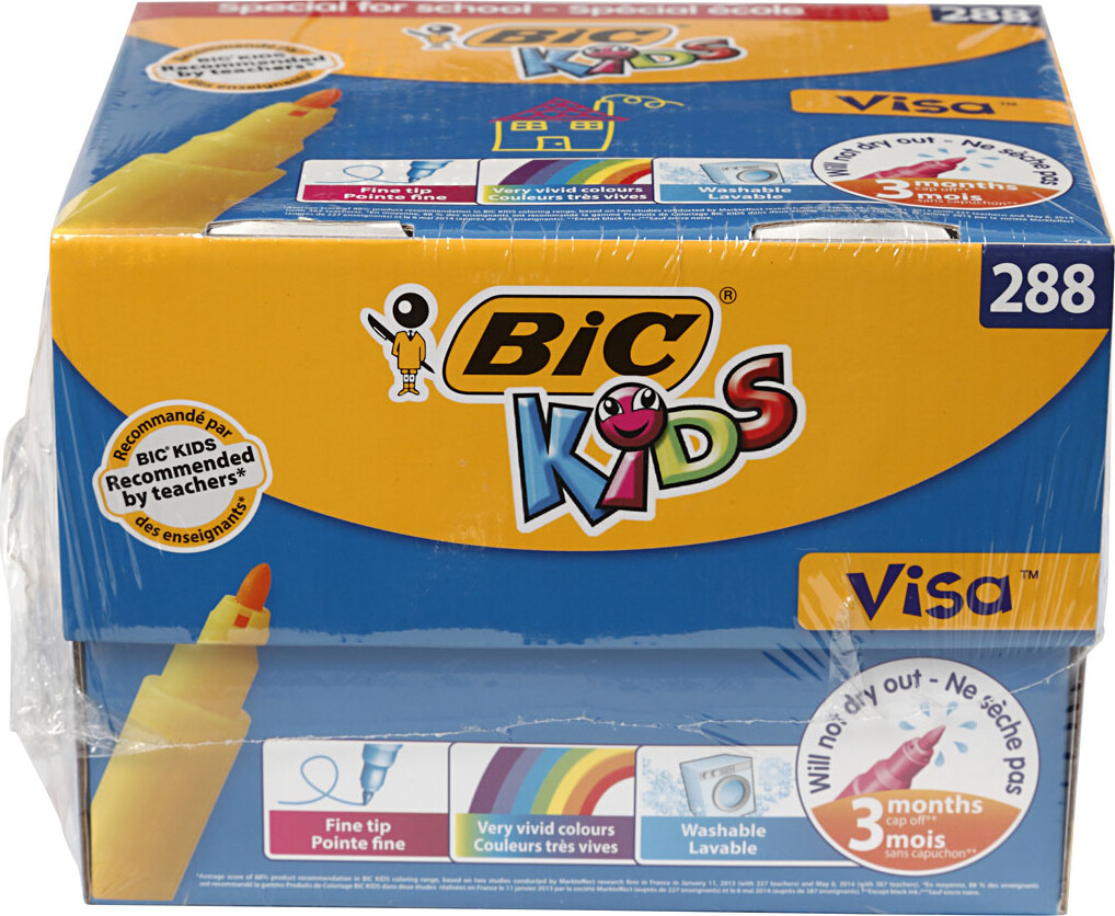 Visa Fin Tusch - Tykkelse 1 6 Mm - Assorterede Farver - 12X24 Stk