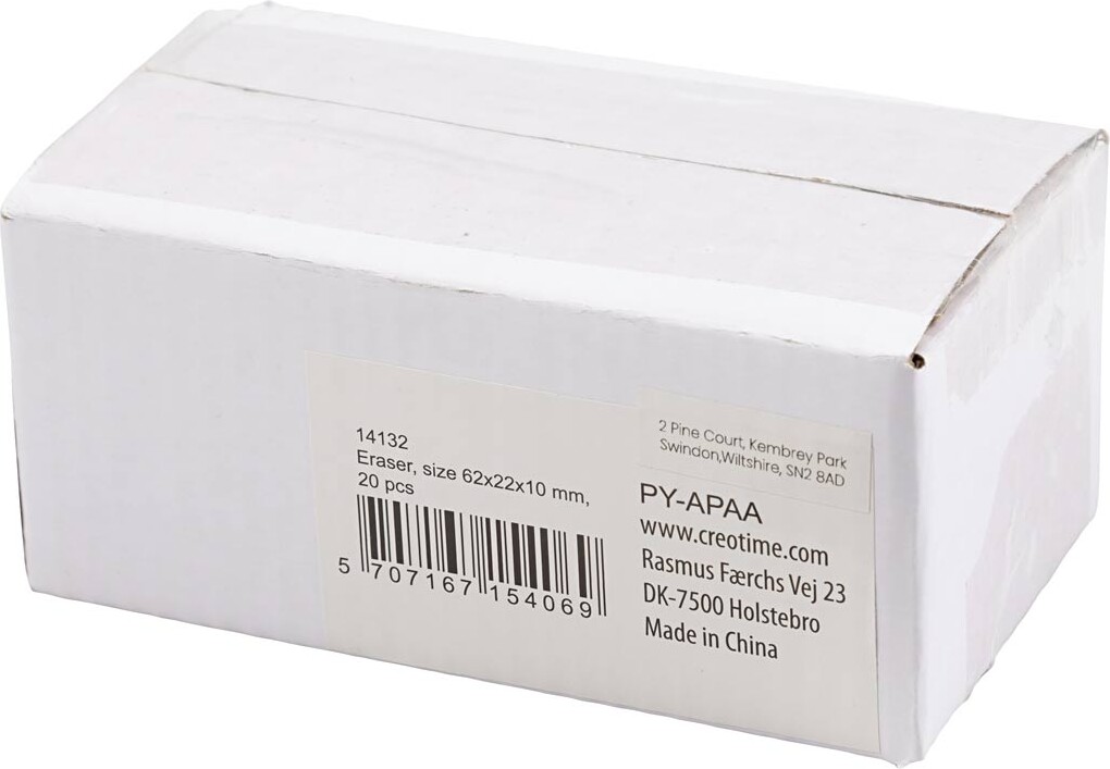 Viskelæder - Str 62X22X10 Mm - 20 Stk