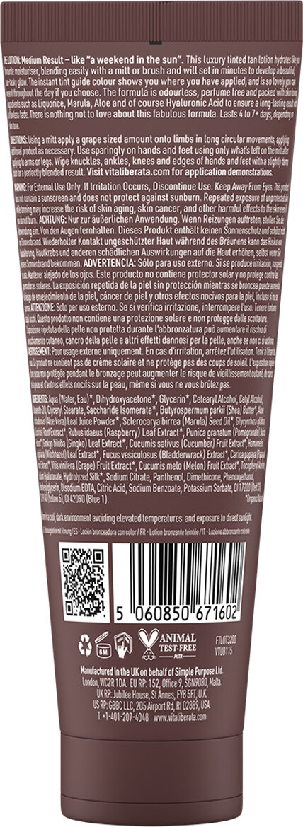 Vita Liberata - The Lotion - Medium