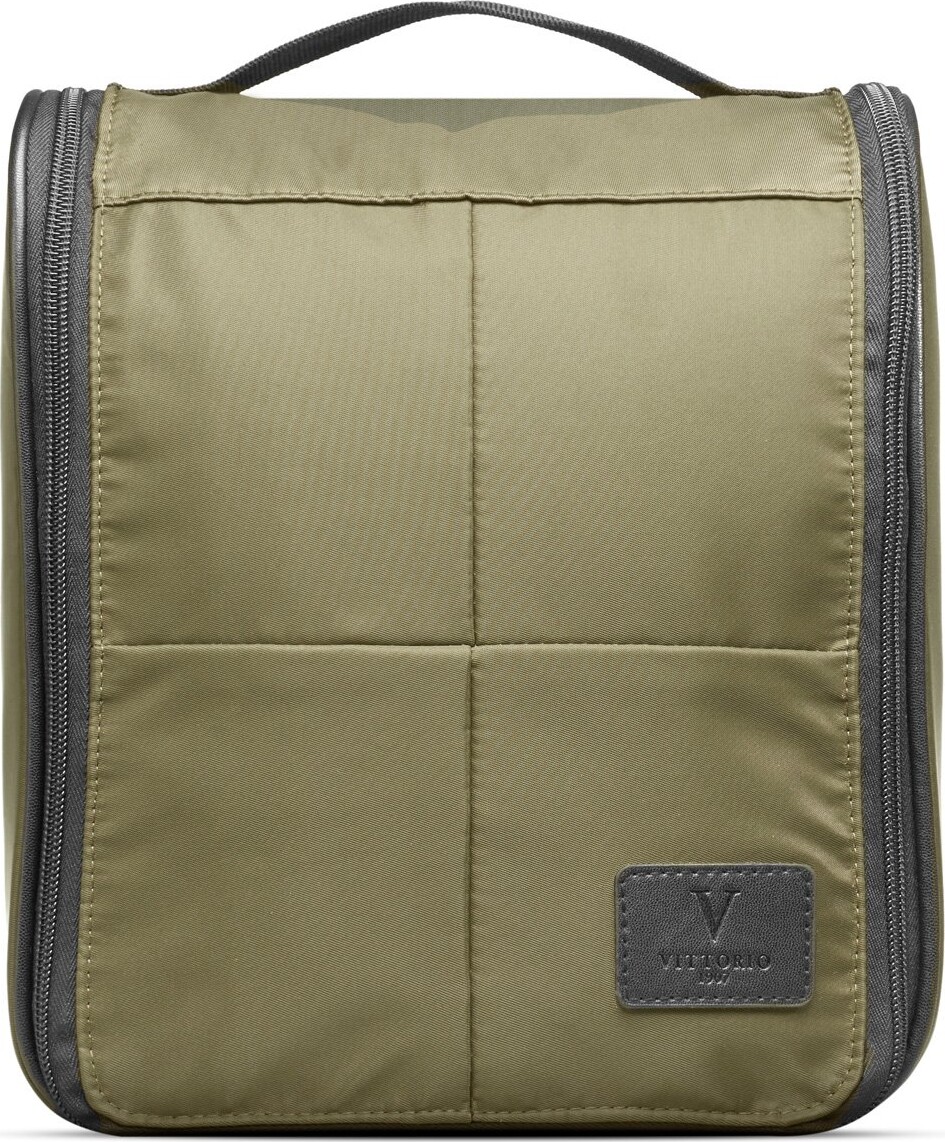 Vittorio - Toilettaske Med Ophæng - Grøn
