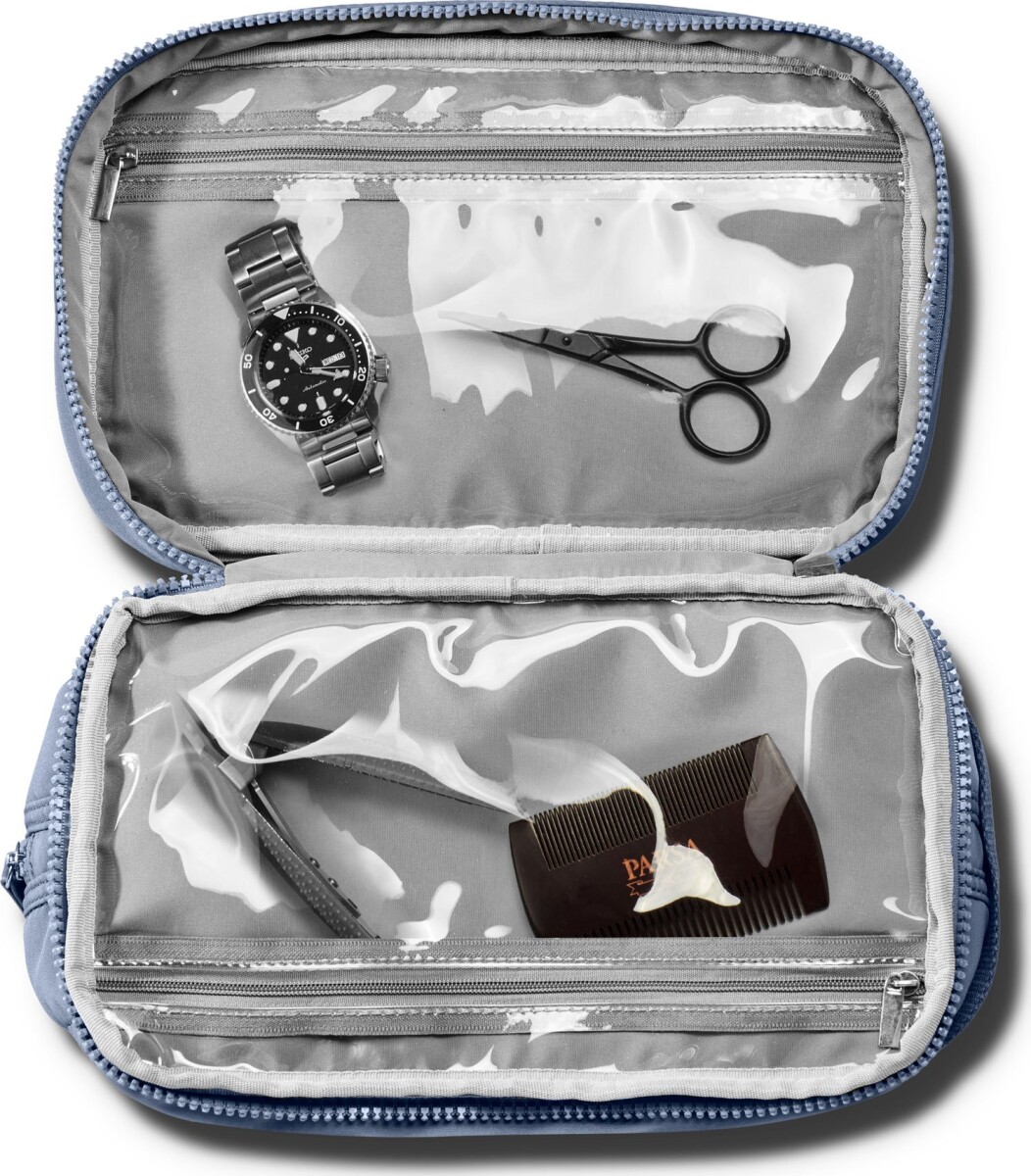 Vittiorio - Herretoilettaske - Blå