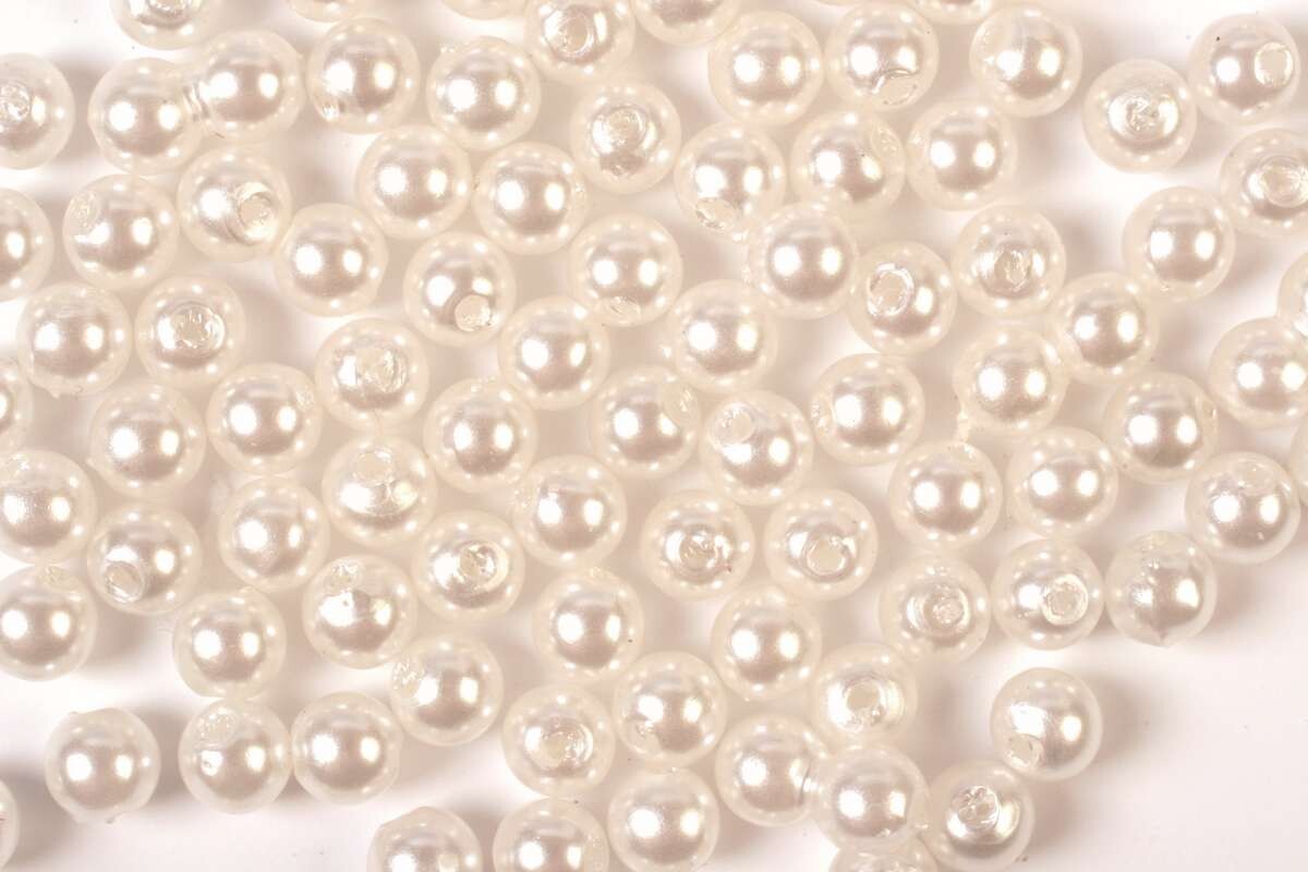 Voksperler - Hvid - 4 Mm - 500 G