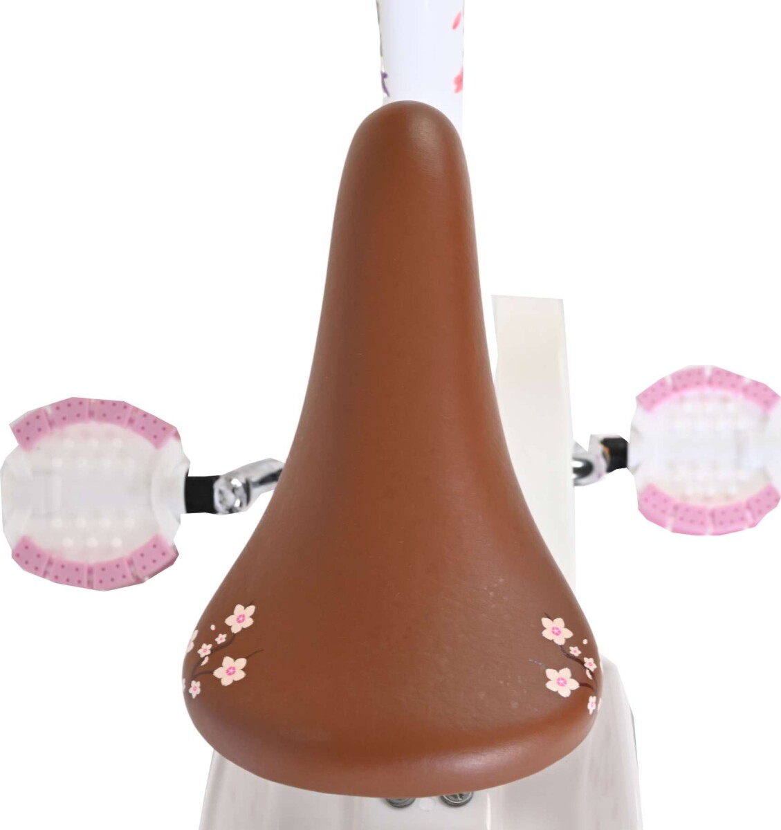 Volare - Børnecykel Med Støttehjul - 12 Tommer - Blossom Hvid