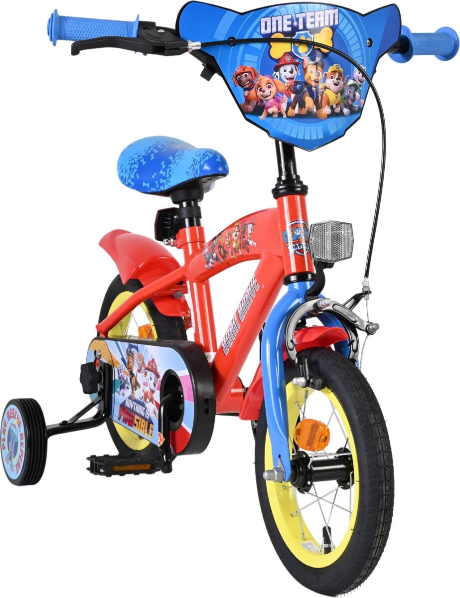 Volare - Børnecykel Med Støttehjul - 12 Tommer - Paw Patrol Core
