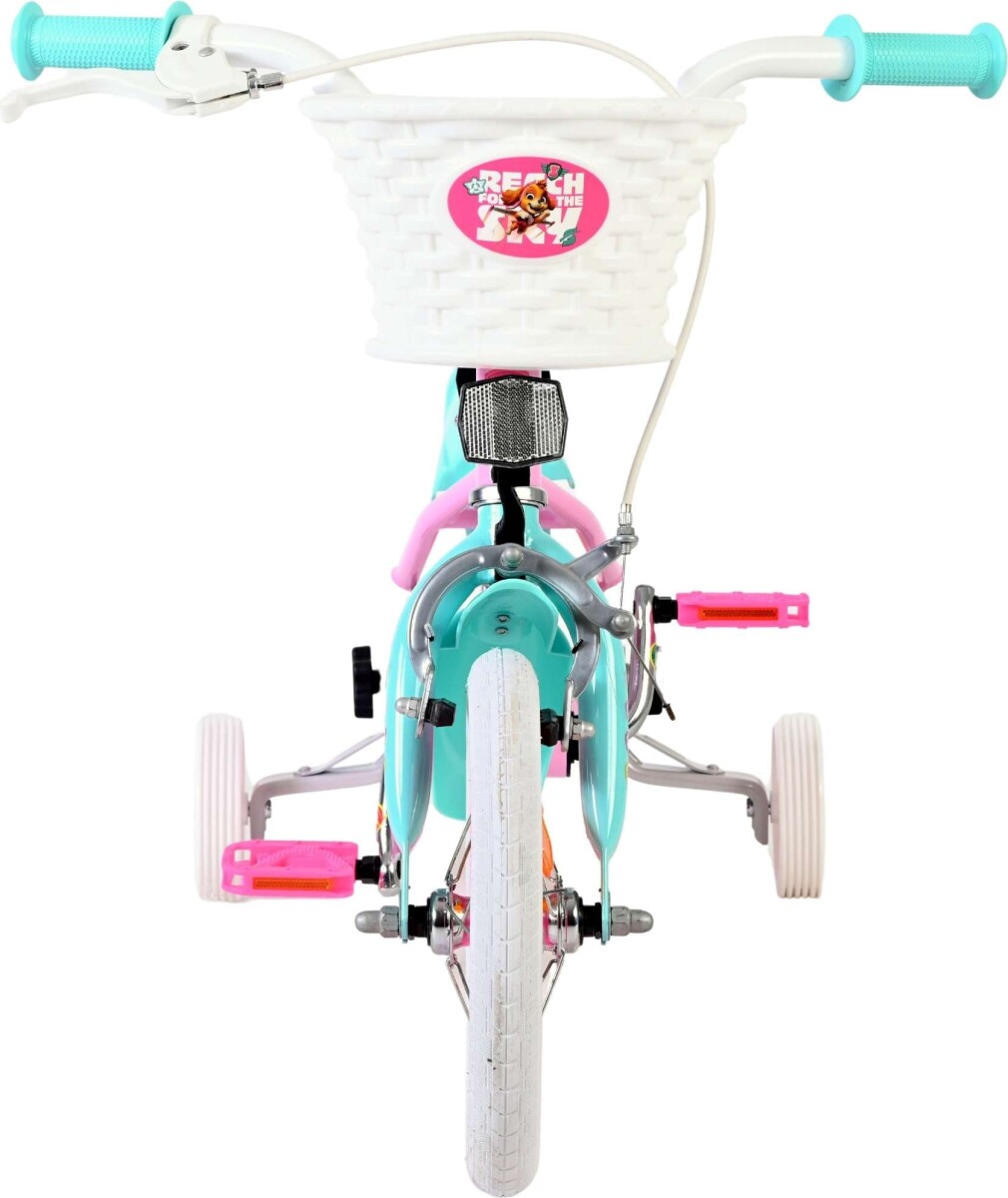 Volare - Paw Patrol - Cykel - 12 Tommer - Med Støttehjul - Pink