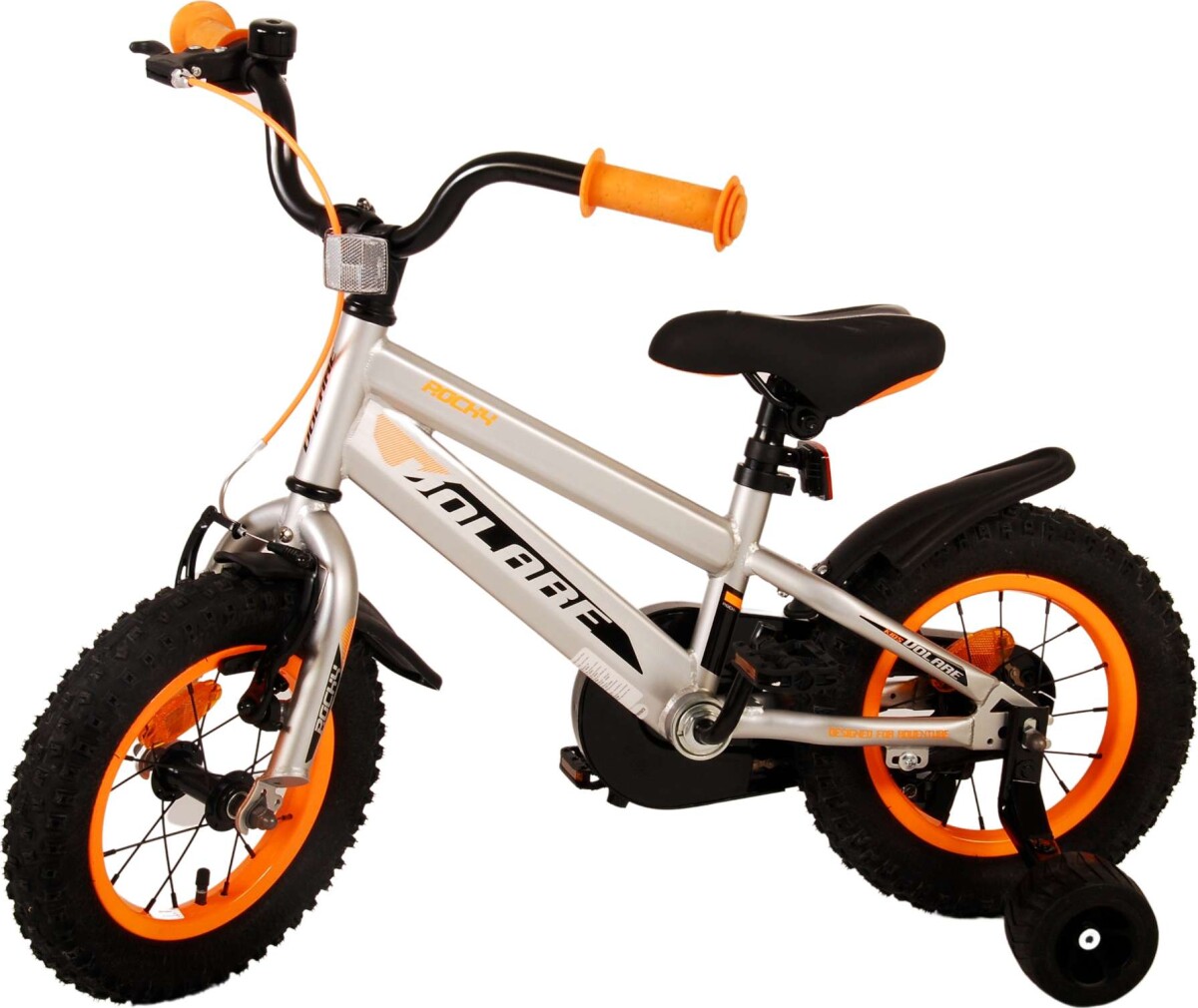 Volare - Børnecykel Med Støttehjul - 12 - Rocky - Grå