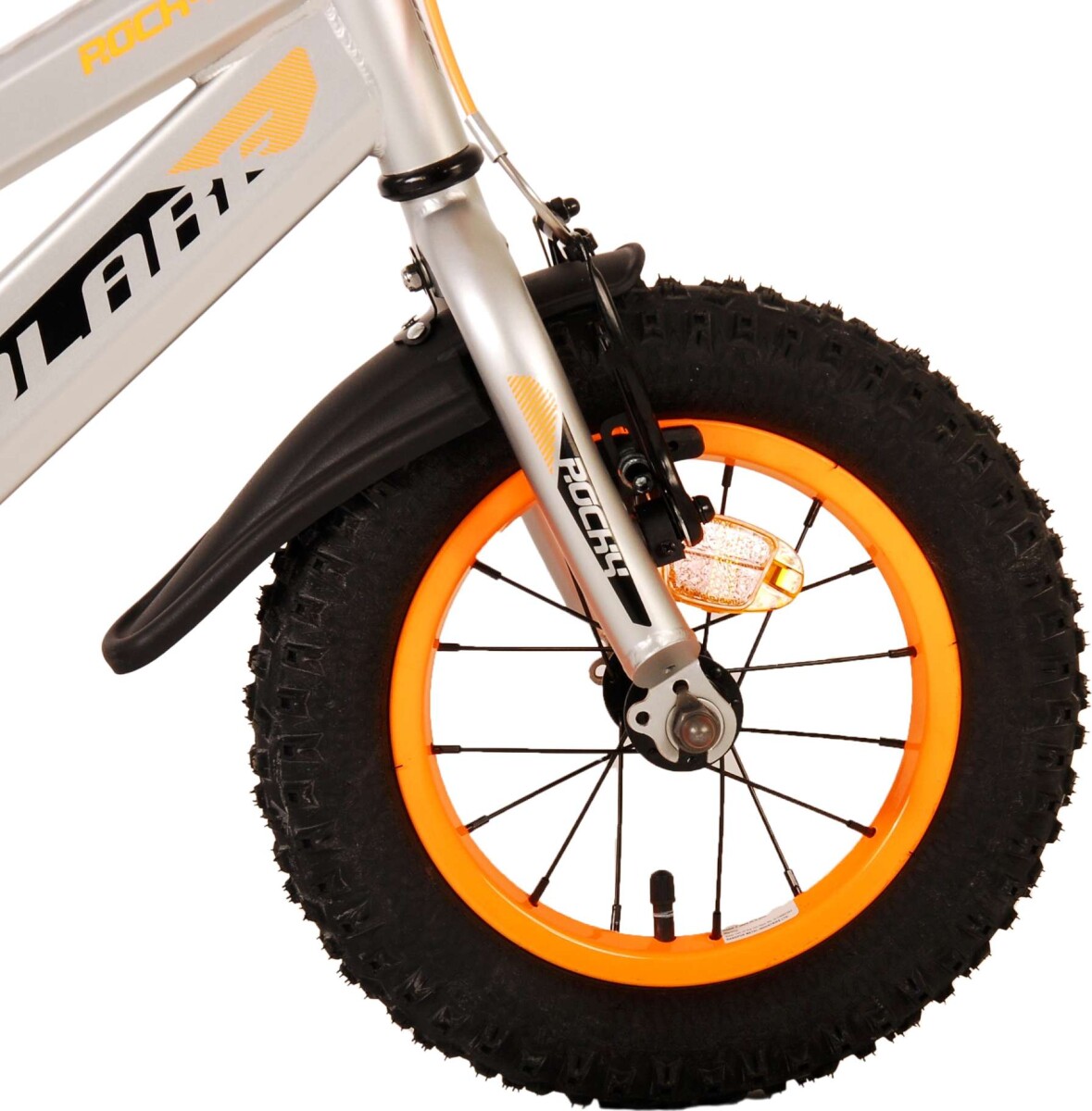 Volare - Børnecykel Med Støttehjul - 12 - Rocky - Grå