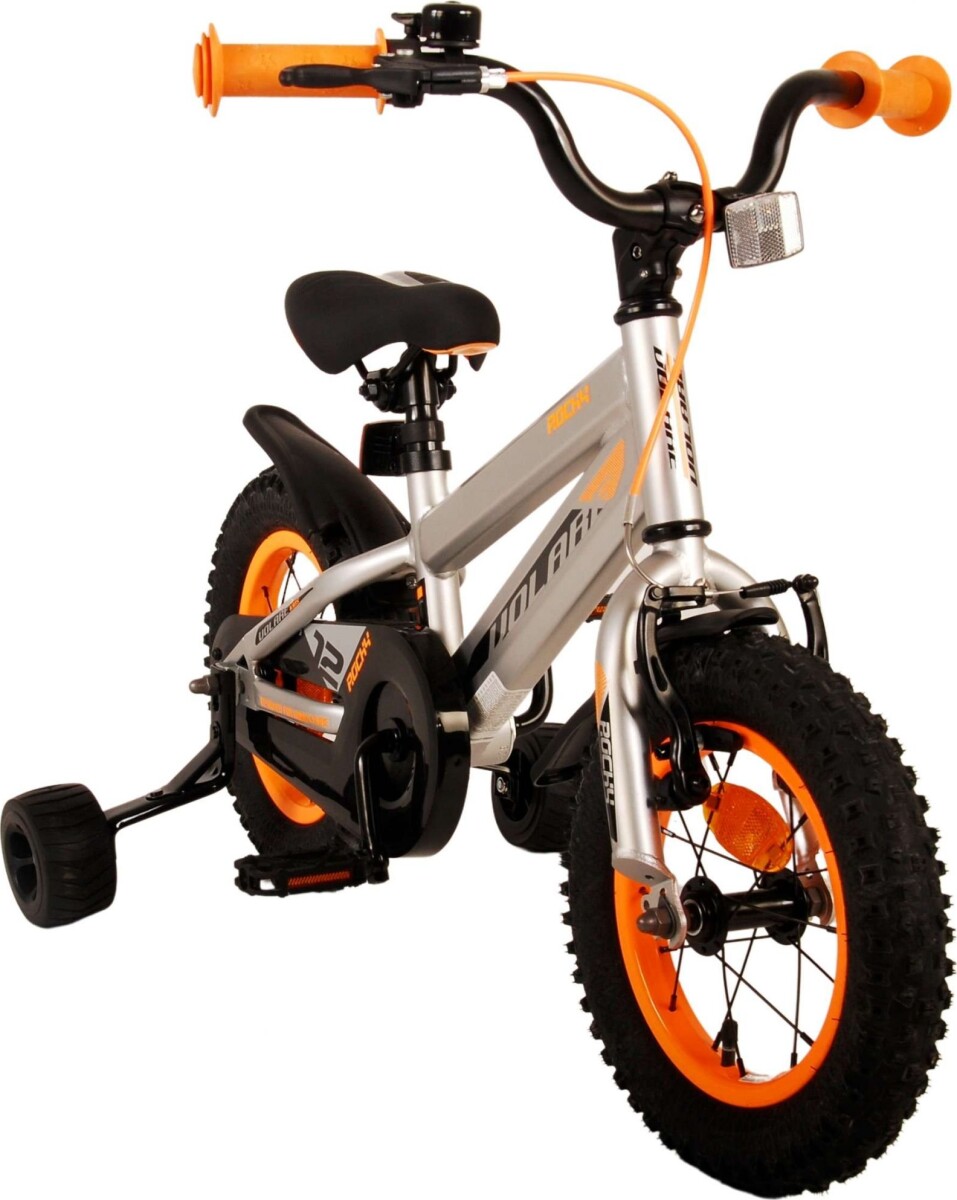Volare - Børnecykel Med Støttehjul - 12 - Rocky - Grå