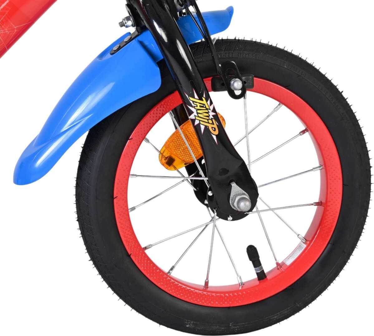 Volare - Børnecykel Med Støttehjul - 12 Tommer - Spiderman