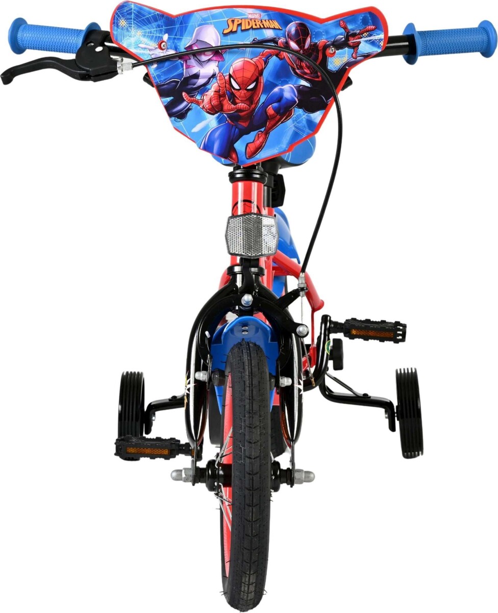 Volare - Børnecykel Med Støttehjul - 12 Tommer - Spiderman