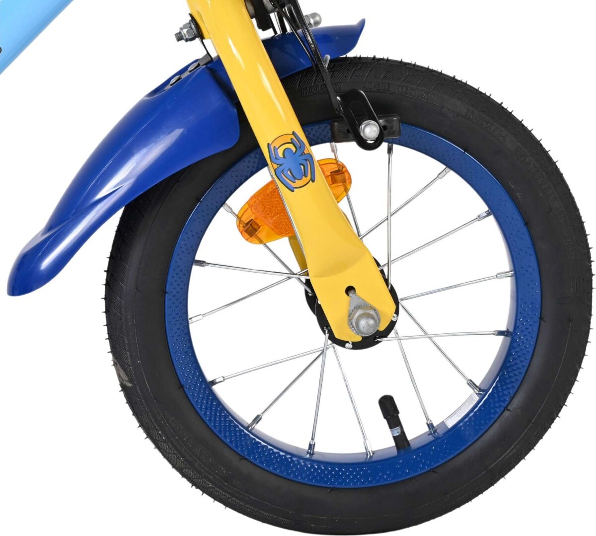 Volare - Børnecykel Med Støttehjul - 12 Tommer - Spidey - Blå