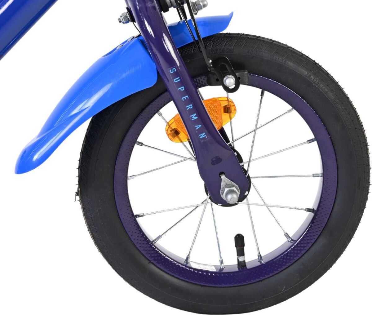 Volare - Superman - Børnecykel Med Støttehjul - 12 Tommer