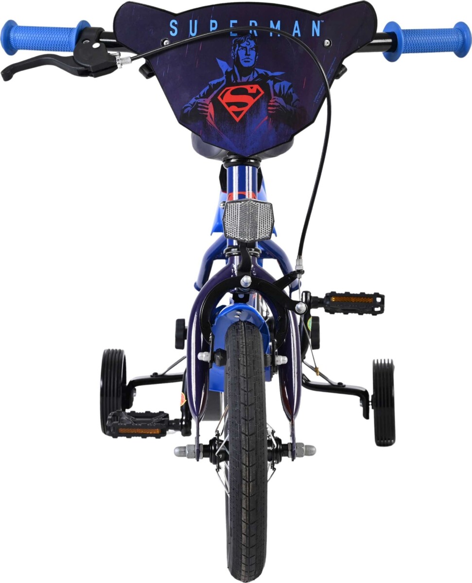 Volare - Superman - Børnecykel Med Støttehjul - 12 Tommer