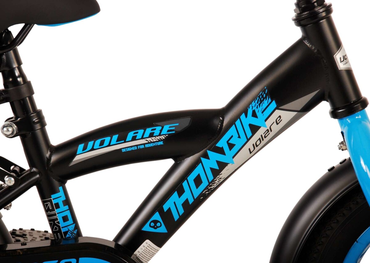 Volare - Børnecykel Med Støttehjul - 12 - Thombike - Blå