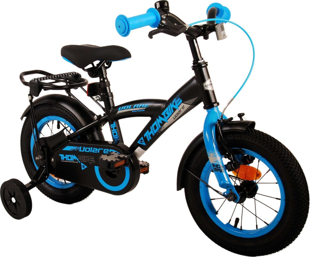 Volare - Børnecykel Med Støttehjul - 12 - Thombike - Blå