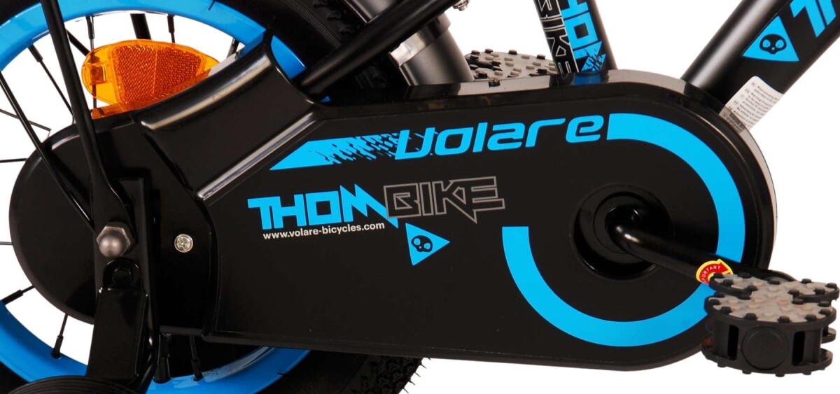 Volare - Børnecykel Med Støttehjul - 12 - Thombike - Blå