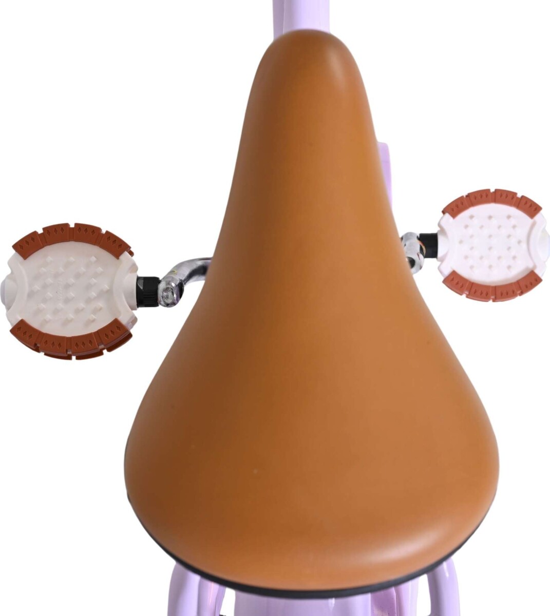 Volare - Ashley 14 Børnecykel - Kurv Og Støttehjul - Lilla Pastel