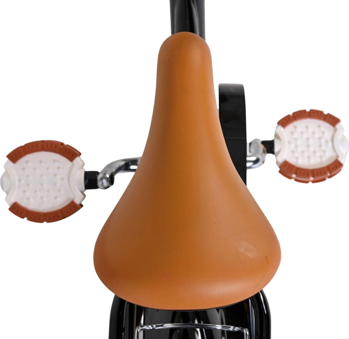 Volare - Ashley 14 Børnecykel - Med Kurv Og Støttehjul - Sort