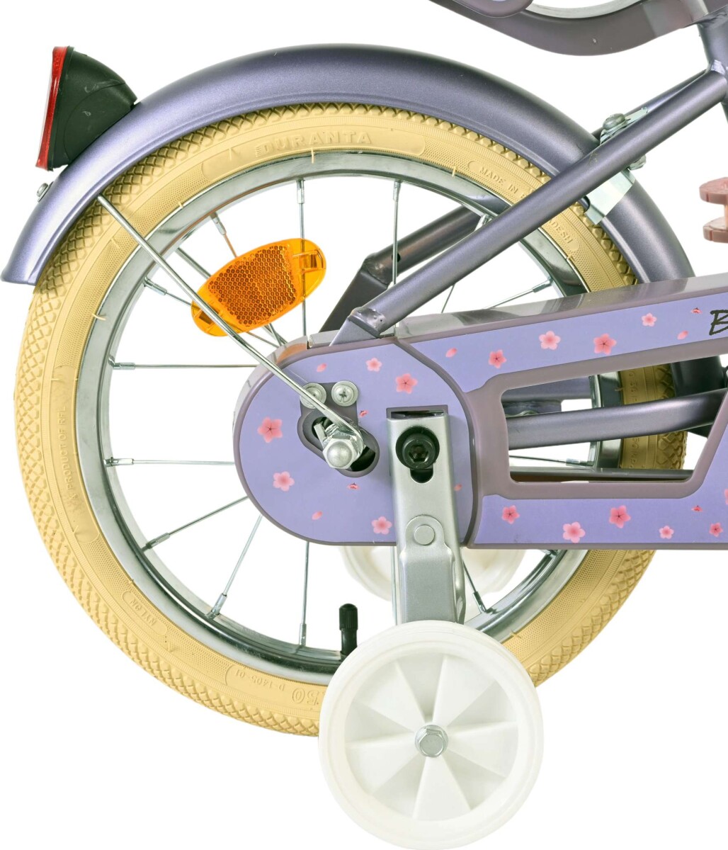 Volare - Børnecykel Med Støttehjul - 14 Tommer - Blossom Lilla