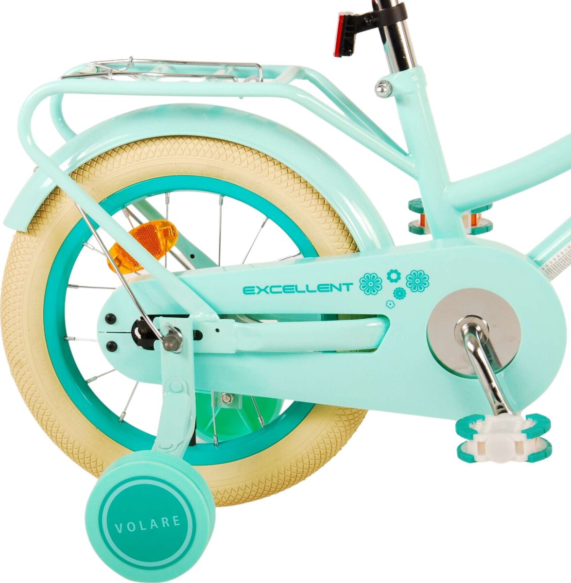 Volare - Børnecykel Med Støttehjul - 14 Tommer - Excellent Grøn