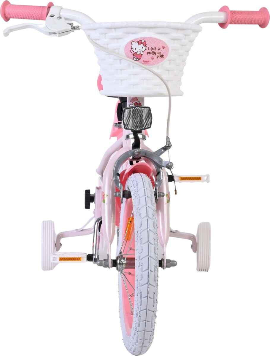 Volare - Hello Kitty Børnecykel - 14 Tommer - Støttehjul - Pink