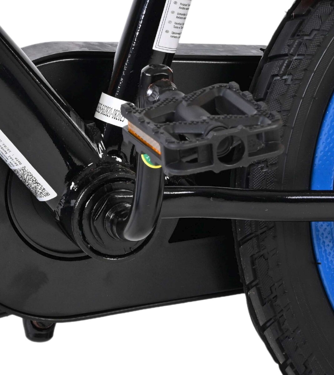 Volare - Hotwheels Børnecykel Med Støttehjul - 12 - Sort Blå