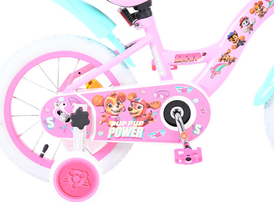 Volare - Paw Patrol Cykel - 14 Tommer - Støttehjul - Pink