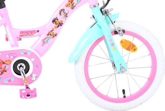 Volare - Paw Patrol Cykel - 14 Tommer - Støttehjul - Pink