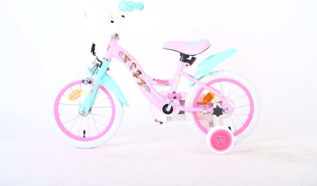 Volare - Paw Patrol Cykel - 14 Tommer - Støttehjul - Pink