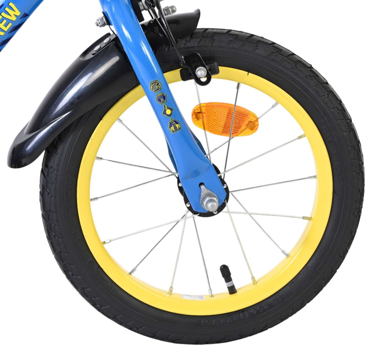 Volare - Paw Patrol Cykel - 14 Tommer - Støttehjul - Rubble