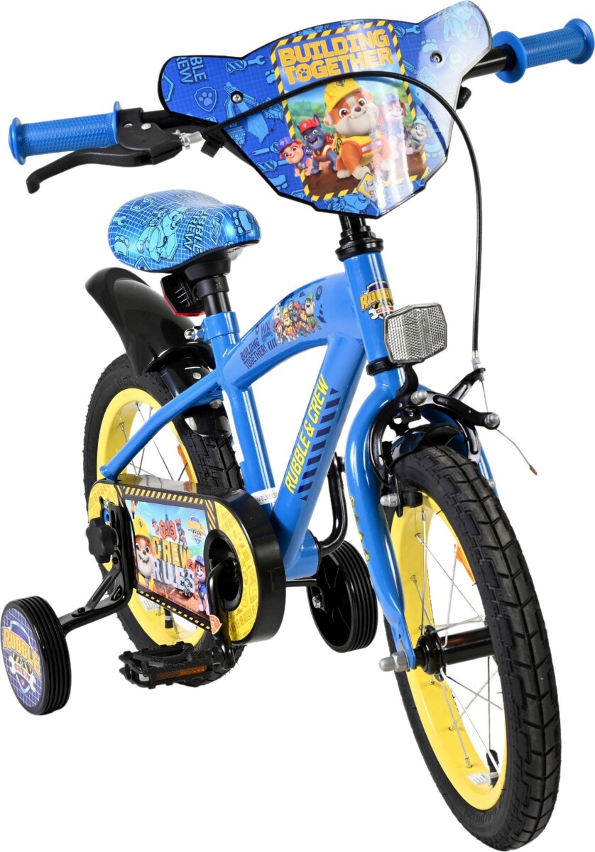 Volare - Paw Patrol Cykel - 14 Tommer - Støttehjul - Rubble