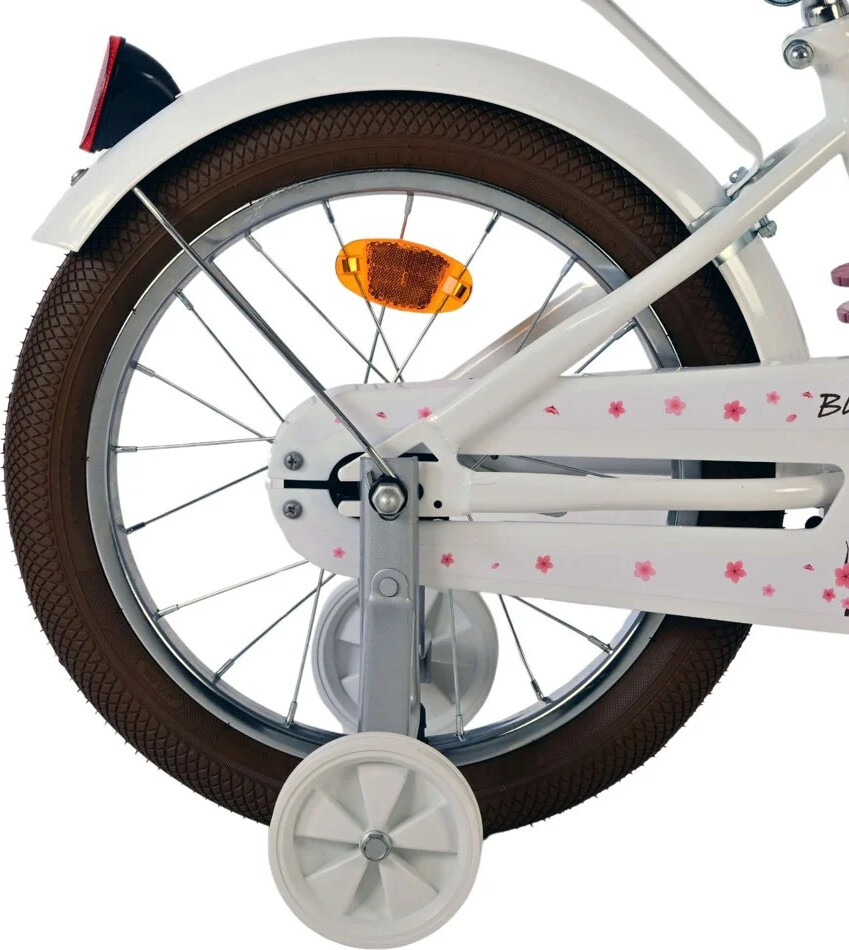 Volare - Børnecykel Med Støttehjul - 16 - Blossom - Hvid