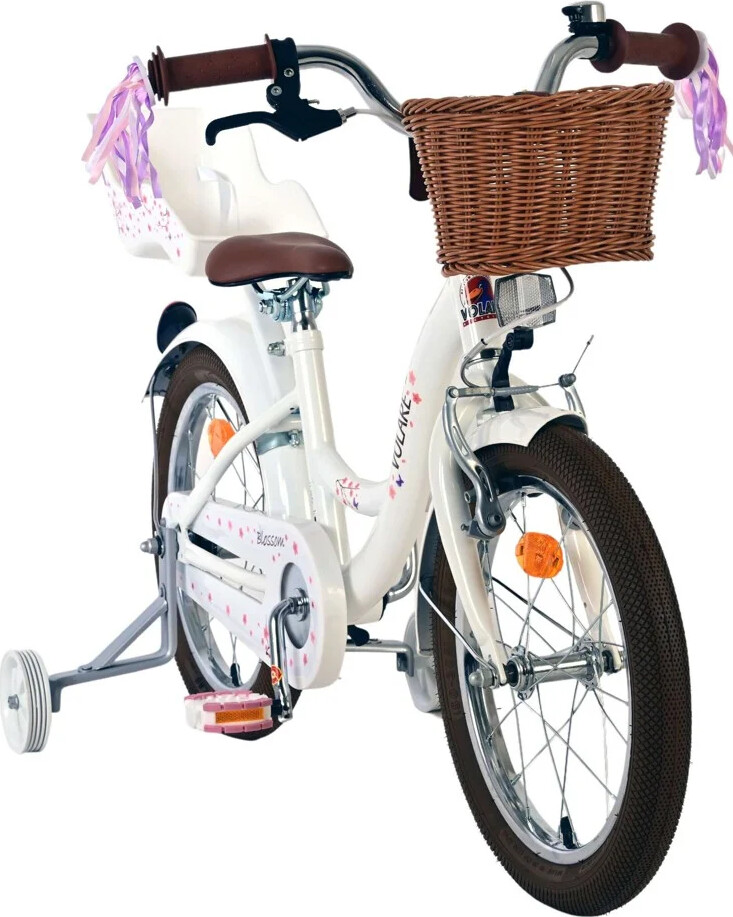 Volare - Børnecykel Med Støttehjul - 16 - Blossom - Hvid