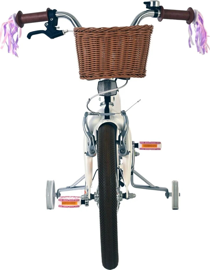Volare - Børnecykel Med Støttehjul - 16 - Blossom - Hvid