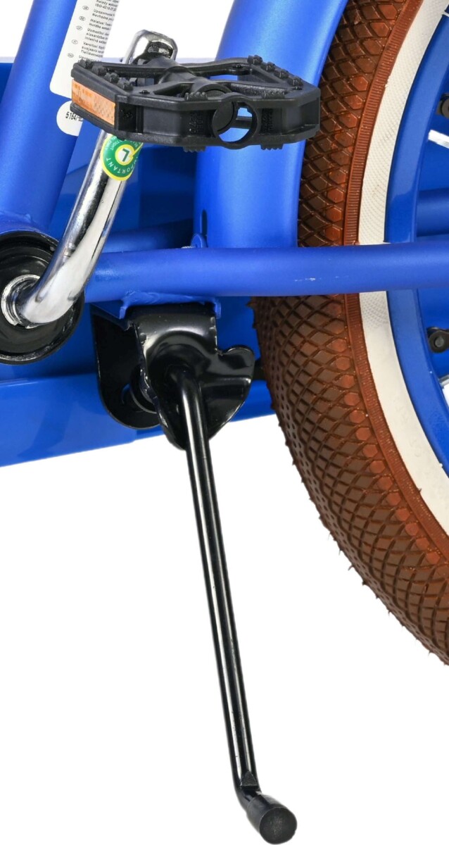 Volare - Cruiser - 16 Tommer - Blå - Børnecykel Med Støttehjul