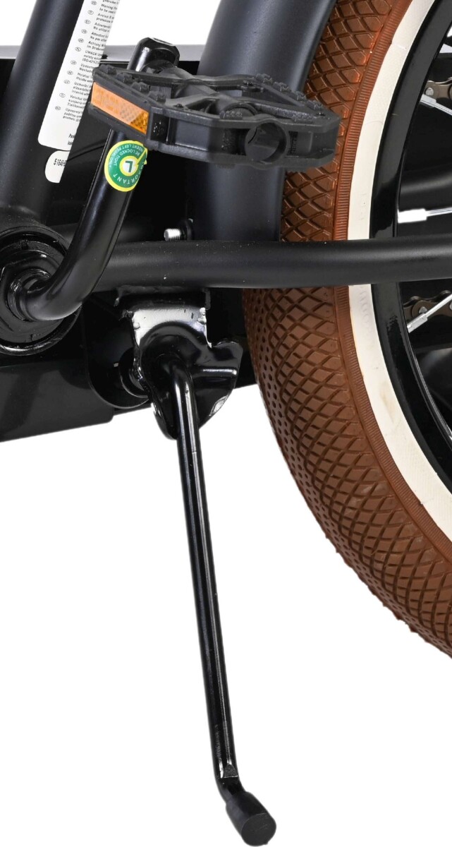 Volare - Cruiser - 16 Tommer - Sort - Børnecykel Med Støttehjul