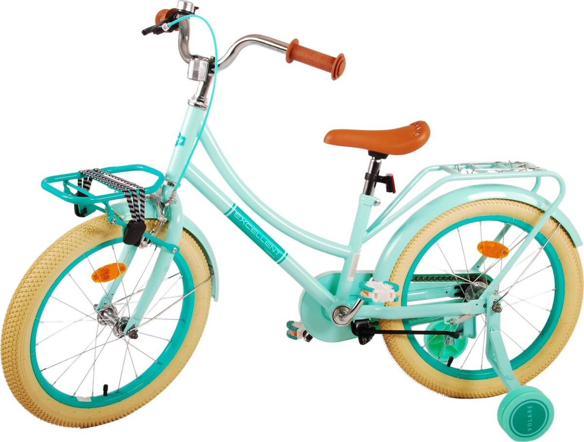 Volare - Børnecykel Med Støttehjul - 16 - Excellent - Grøn