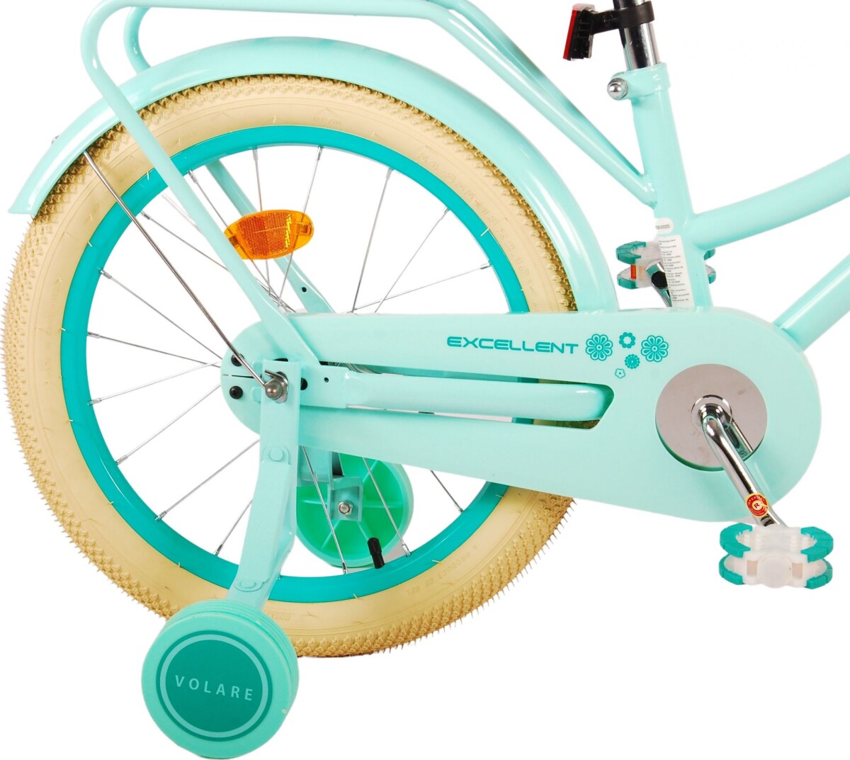 Volare - Børnecykel Med Støttehjul - 16 - Excellent - Grøn