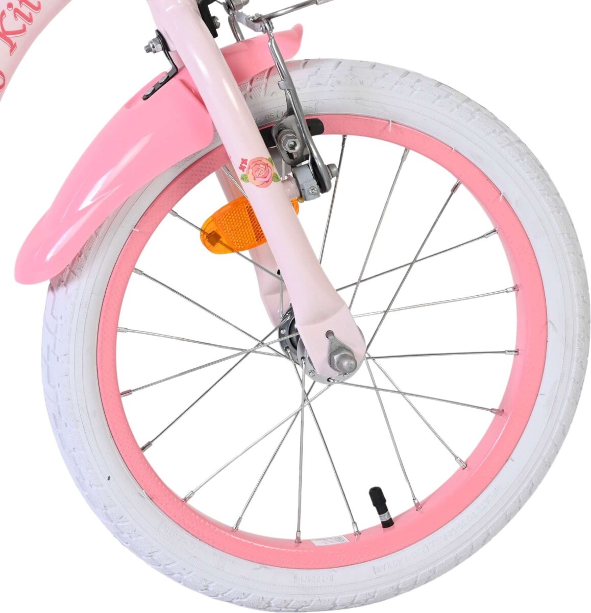 Volare - Hello Kitty - Pink Børnecykel - 16 Tommer - Kurv