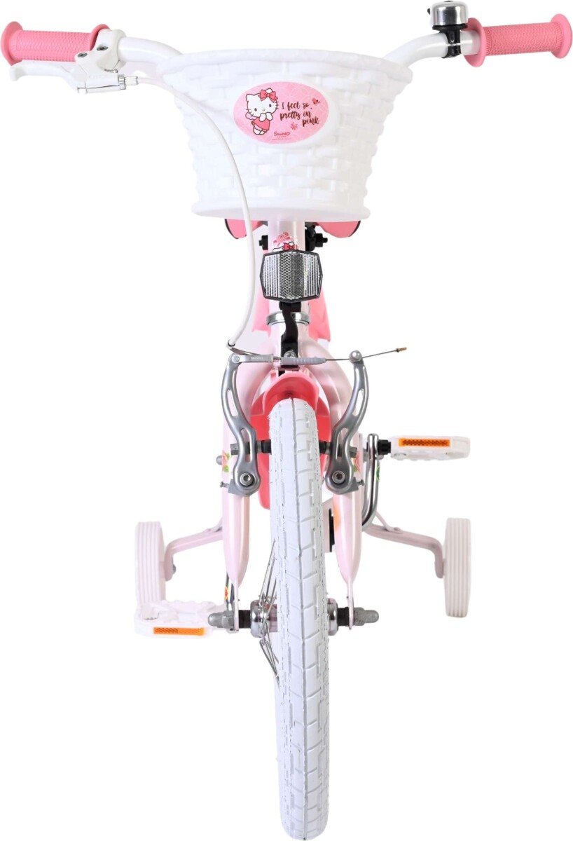 Volare - Hello Kitty - Pink Børnecykel - 16 Tommer - Kurv
