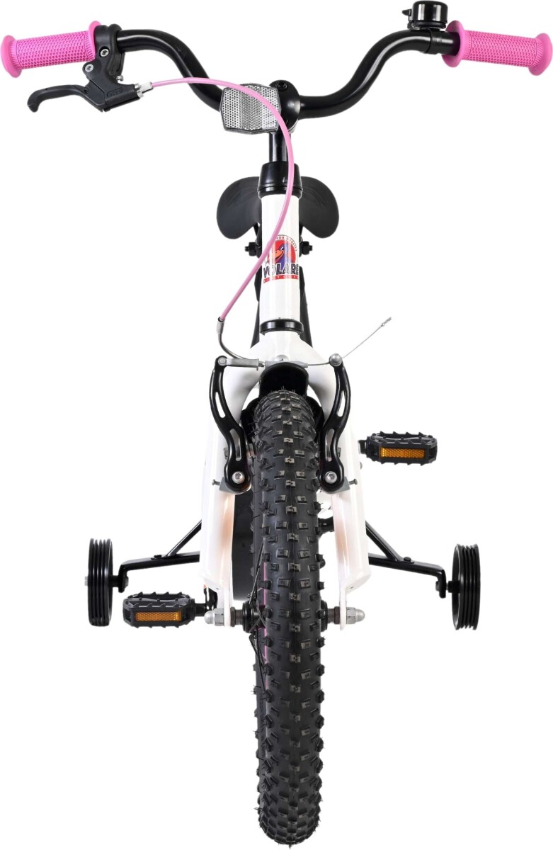 Volare - Lily Cykel - 16 Tommer - Støttehjul - Hvid