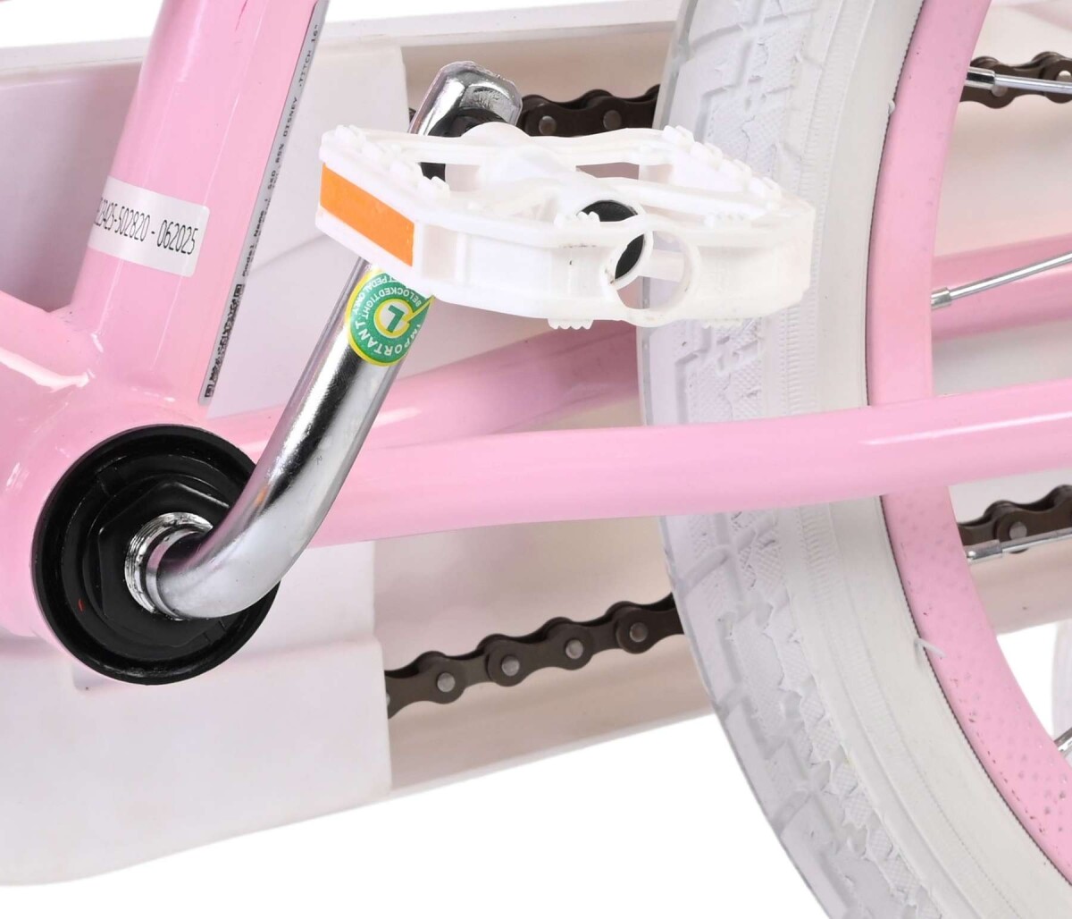 Volare - Børnecykel Med Støttehjul - 16 Tommer - Stitch Pink