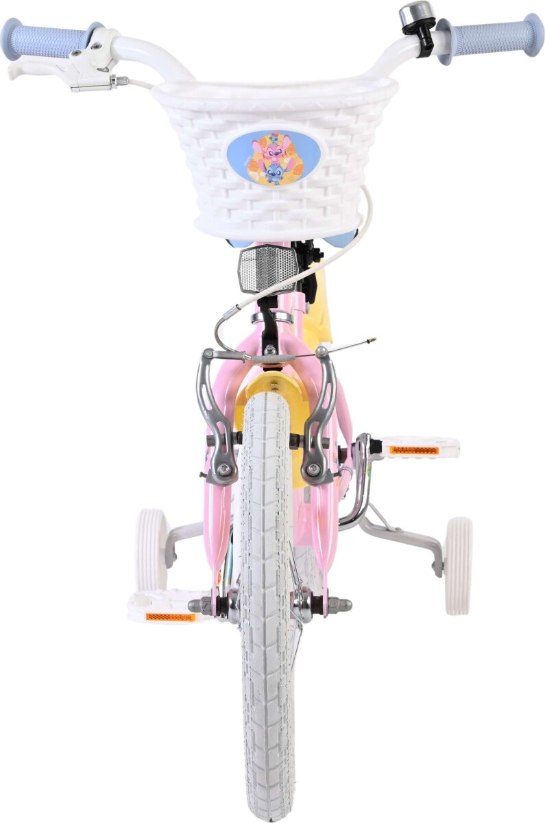 Volare - Børnecykel Med Støttehjul - 16 Tommer - Stitch Pink